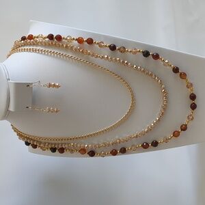 Necklace set with earrings